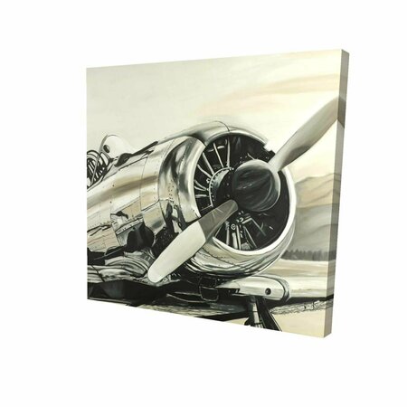 FONDO 16 x 16 in. Vintage Aircraft-Print on Canvas FO2788944